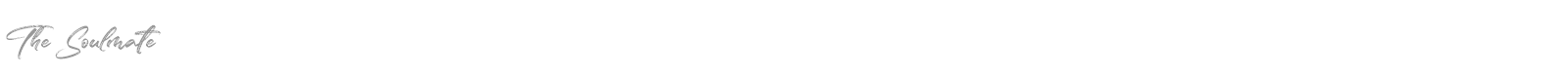 The Soulmate font preview